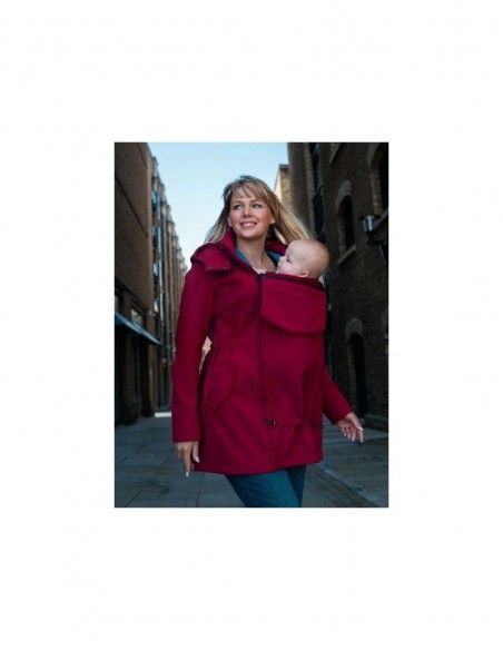 Abrigo Porteo y Maternidad Shell Rojo WOMBAT&CO