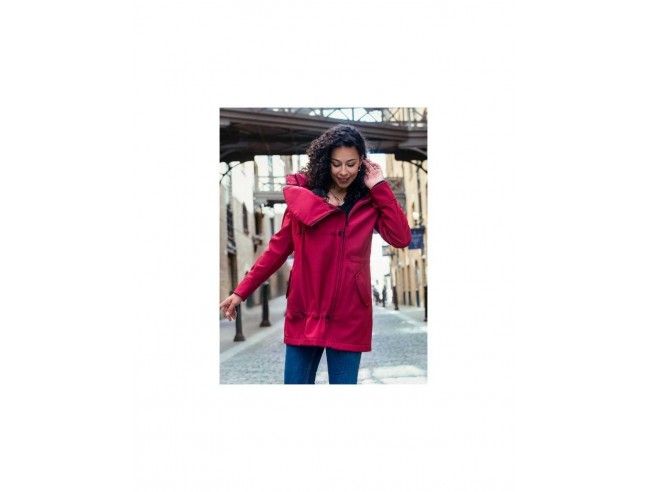 Abrigo Porteo y Maternidad Shell Rojo WOMBAT&CO