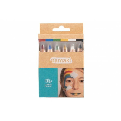 Set 6 Lápices maquillaje Namaki BIO* (Arcoíris)
