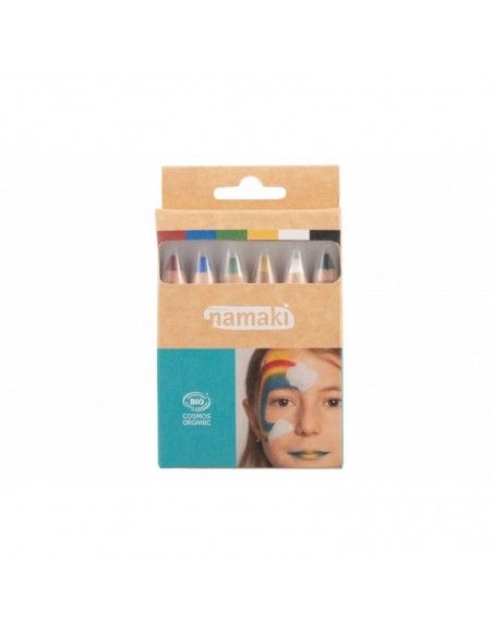 Set 6 Lápices maquillaje Namaki BIO* (Arcoíris)