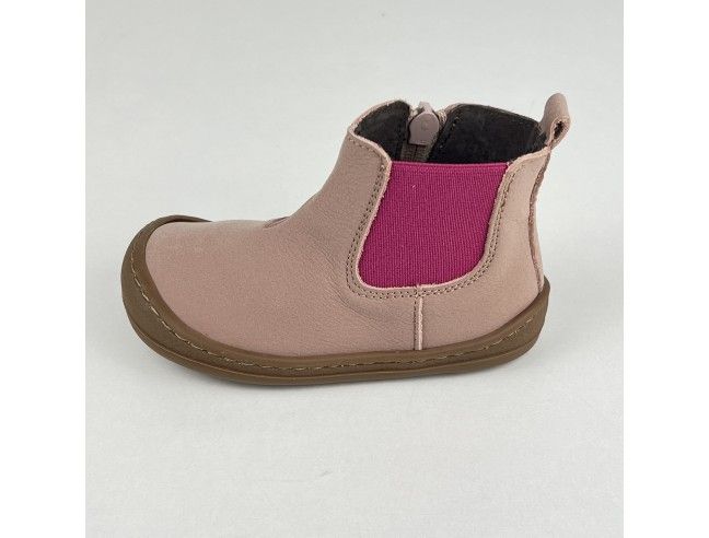 .Botín clásico con goma lateral Lavanda Pink FlexiNENS