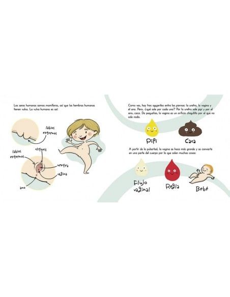 ¡Se llama vulva! Menstruita