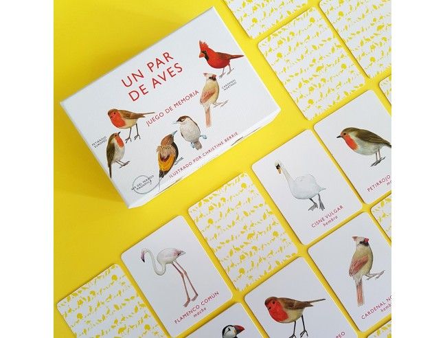 Juego de memoria. UN PAR DE AVES. MTM
