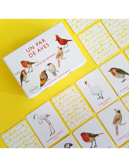 Juego de memoria. UN PAR DE AVES. MTM
