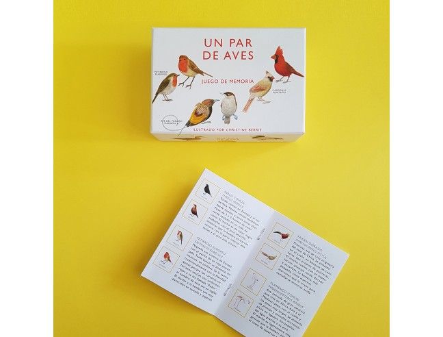Juego de memoria. UN PAR DE AVES. MTM