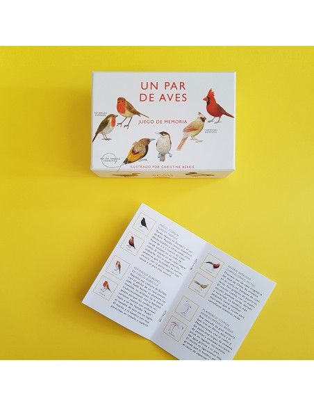 Juego de memoria. UN PAR DE AVES. MTM