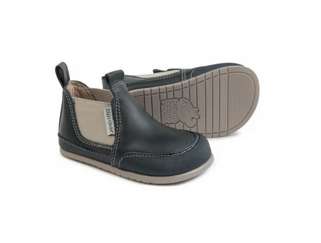 .Zapato Feroz Espadán Piel Azul AW23-24