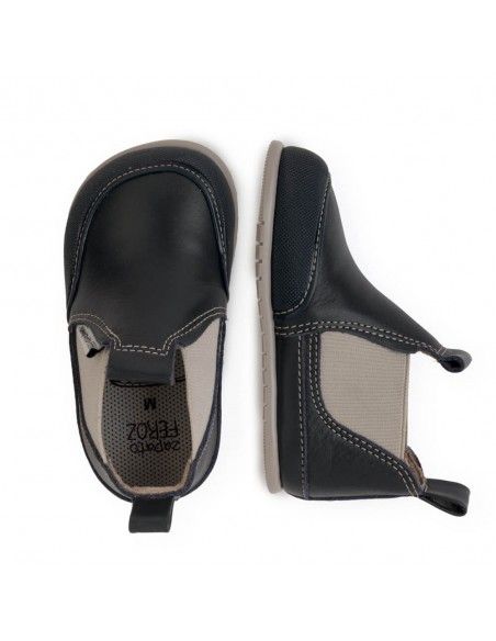 .Zapato Feroz Espadán Piel Azul AW23-24