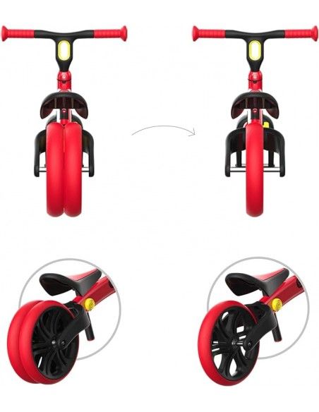 Bicicleta de equilibrio YVELO JUNIOR ROJO YVOLUTION