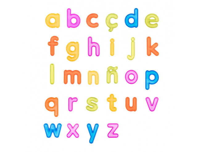 Letras Minúsculas Miniland (76 unidades)