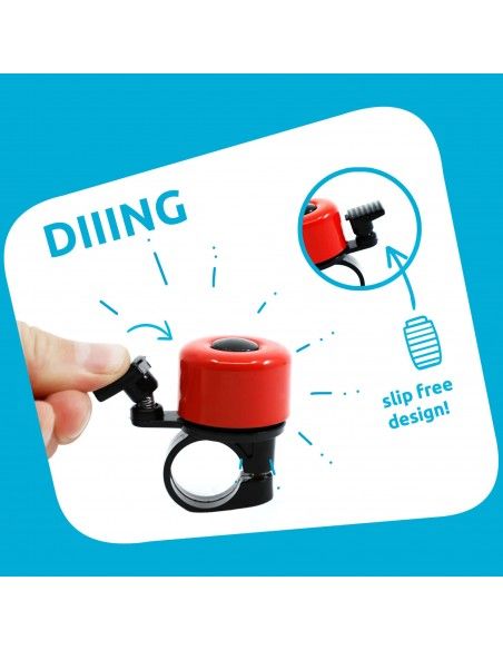 Timbre para bicis y patinetes - Rojo