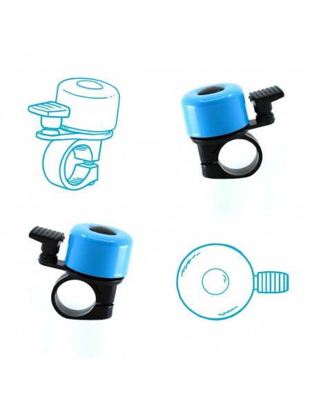 Timbre para bicis y patinetes - Azul