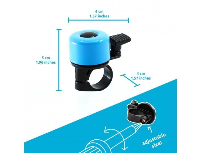 Timbre para bicis y patinetes - Azul