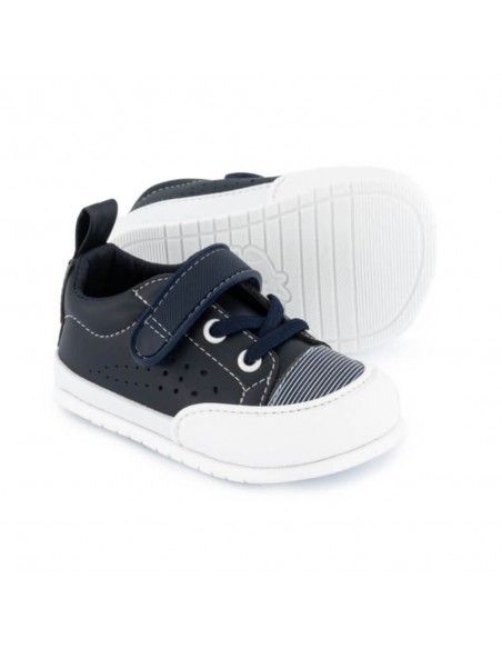 Zapato Feroz  Paterna Microfibra Azul SS24