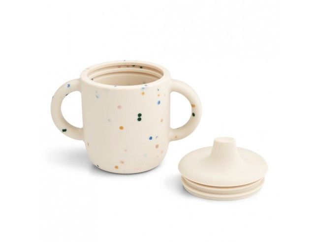 Vaso de silicona Neil Sippy Cup Splash Dots