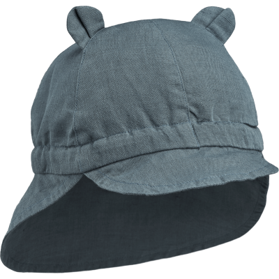 Sombrero bebé Gorm Lino Blue Liewood