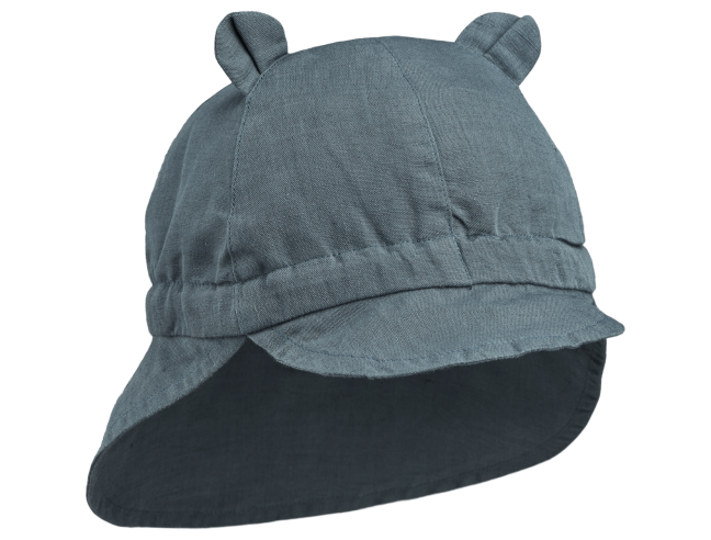 Sombrero bebé Gorm Lino Blue Liewood