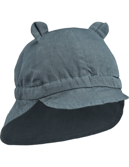 Sombrero bebé Gorm Lino Blue Liewood
