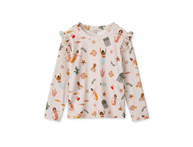 Camiseta de baño Mermaids  con Protección Solar Liewood