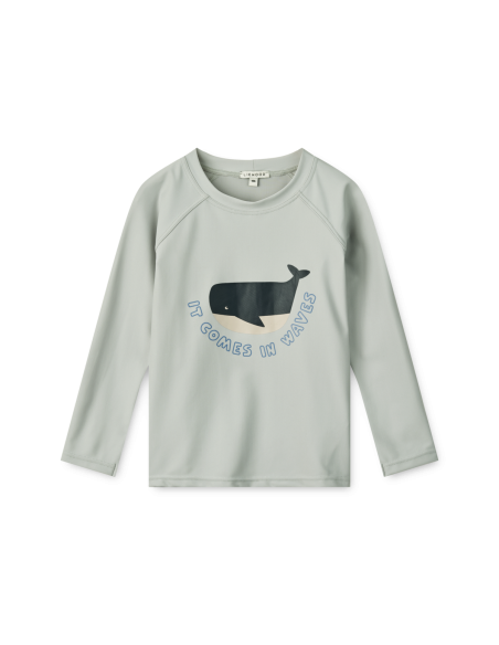 Camiseta de baño Cloud Blue con Protección Solar Liewood