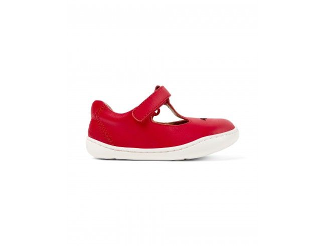 Zapato con pulsera en tobillo CAMPER PEU PIEL ROJO SS24