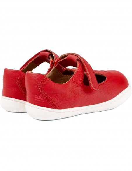 Zapato con pulsera en tobillo CAMPER PEU PIEL ROJO SS24