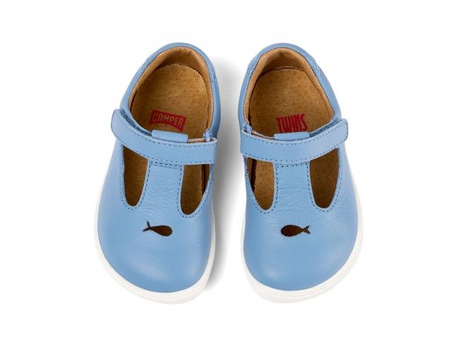 Zapato con pulsera en tobillo CAMPER PEU PIEL AZUL SS24