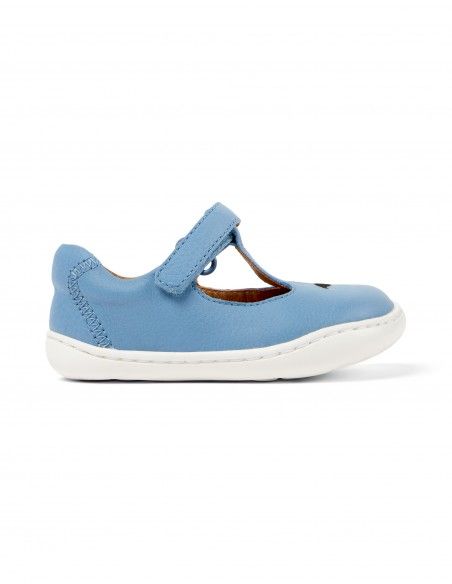 Zapato con pulsera en tobillo CAMPER PEU PIEL AZUL SS24