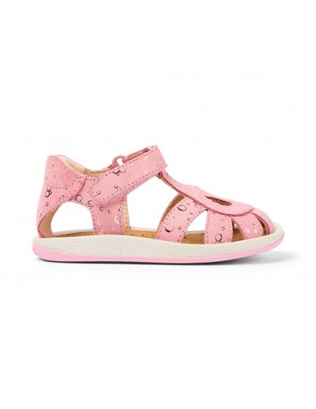 CAMPER SANDALIA BICHO TIRAS ENTRELAZADAS ROSA METALIZADO SS24