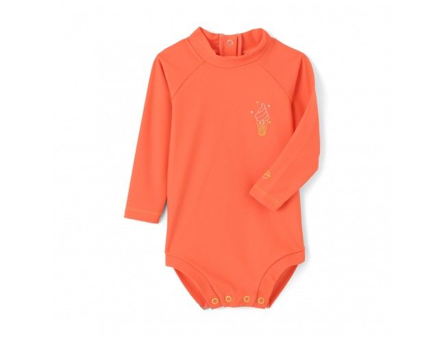 Body de baño con protección solar BAÏNES UPF50+ (Mandarina)