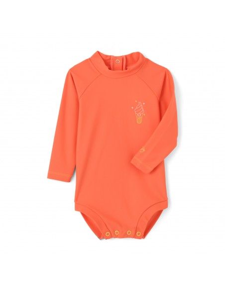 Body de baño con protección solar BAÏNES UPF50+ (Mandarina)