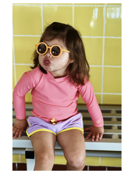 Camiseta de baño con protección solar BAÏNES UPF50+ (Rosa)
