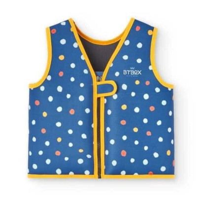 CHALECO FLOTACIÓN INFANTIL BTBOX NAVY DOTS