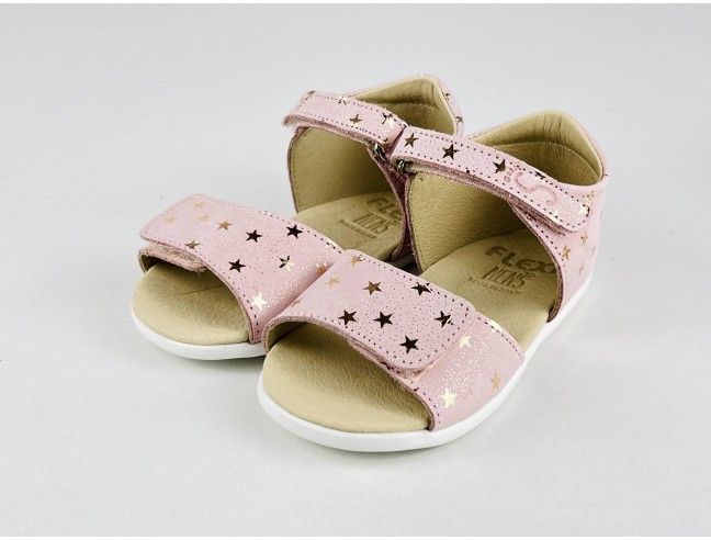 Sandalia Abierta FlexiNENS Rosa Estrellas SS24