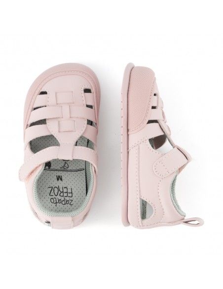 Zapato Feroz Sandalia Tabarca Micronobuk Rosa Palo SS24