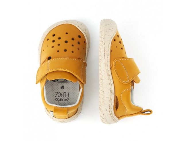 Zapato Feroz Benisa Micronobuck Mostaza