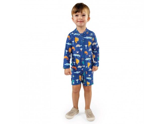 Mono de baño con protección solar Dino Buddies...
