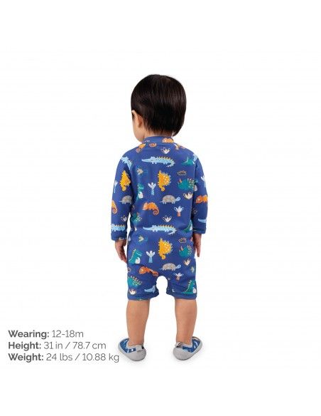 Mono de baño con protección solar Dino Buddies Janandjul