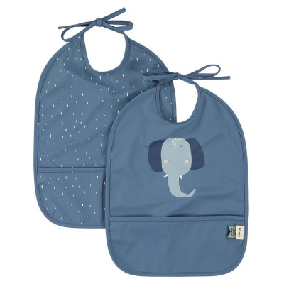 Set 2 Babero impermeables Trixie Elefante