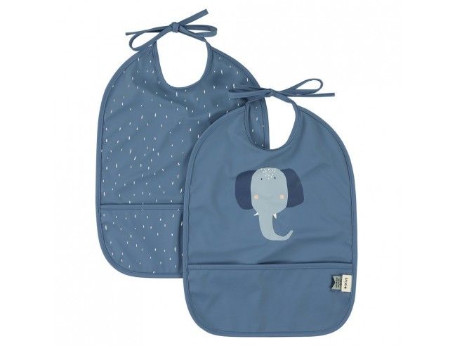Set 2 Babero impermeables Trixie Elefante