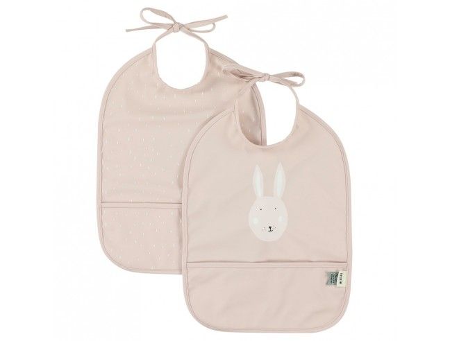 Set 2 Babero impermeables Trixie Rabbit