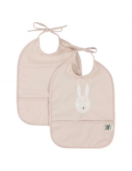 Set 2 Babero impermeables Trixie Rabbit
