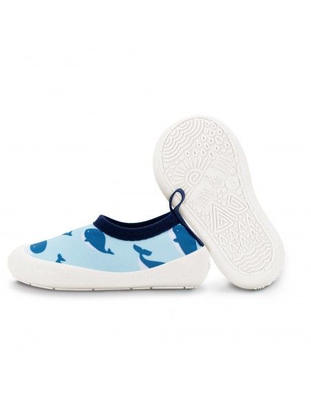 Zapatilla de agua Water Play  Jan & Jul BLue Whale