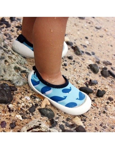 Zapatilla de agua Water Play  Jan & Jul BLue Whale
