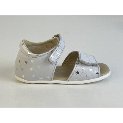 Sandalia Abierta FlexiNENS Plata Estrellas SS24