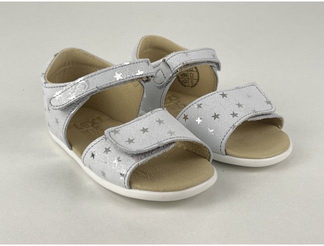 Sandalia Abierta FlexiNENS Plata Estrellas SS24