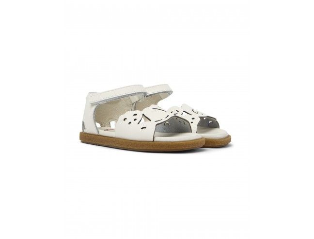 Sandalia Corbu Houston/Miko Blanca con talonera Camper SS24