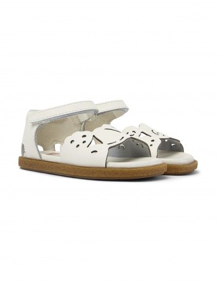 Sandalia Corbu Houston/Miko Blanca con talonera Camper SS24