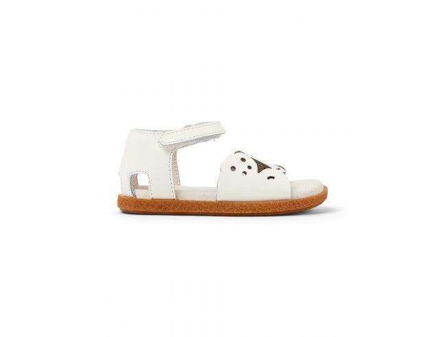Sandalia Corbu Houston/Miko Blanca con talonera Camper SS24