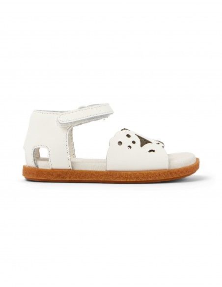 Sandalia Corbu Houston/Miko Blanca con talonera Camper SS24